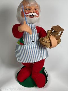 Christmas Decor Including Byers Santa