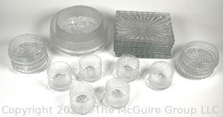 Group of Mid Century Glassware Including Finnish Ultima Thule Whiskey Glasses