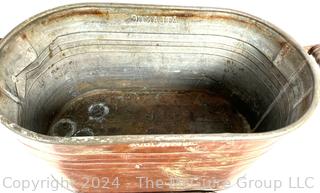 Rustic Copper Boiler Pot With Lid