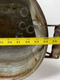 Rustic Copper Boiler Pot With Lid