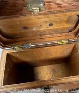 Bread Box, Primitive Tool Box and Wood Drawers