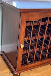 Wine Cabinet Dry Bar. Measures 24w x 16d x 27h"