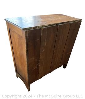 Primitive Four (4) Drawer Pine Chest or Dresser. First of two being offered in this auction. Measures 38.5w x 17 x 37h"