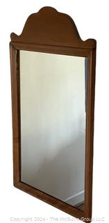 Mahogany Framed Wall Mirror. 20 x 34"