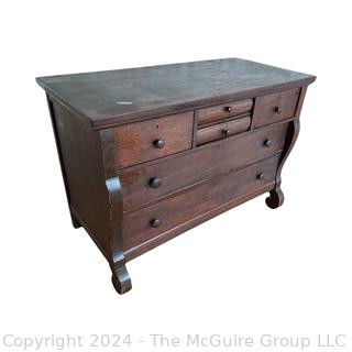 Victorian Empire Sideboard Server Buffet. Measures 50.5w x 24d x 35h"