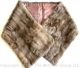 Light Brown Fur Stole or Wrap