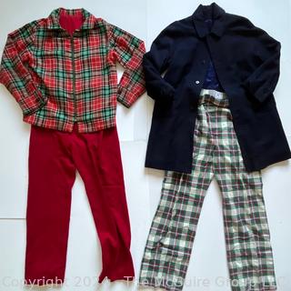 Vintage Plaid Pants and Jackets