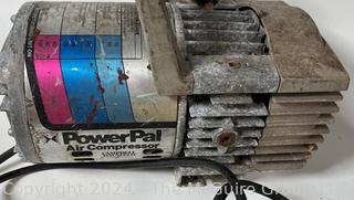 Tools: Sump Pump, Air Compressor and Electric Homelite Chain Saw