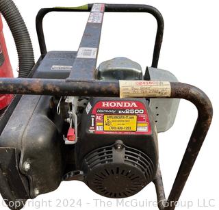 HONDA Harmony EN2500 Gas Generator. Untested