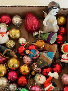 Grouping of Holiday Ornaments