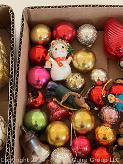 Grouping of Holiday Ornaments