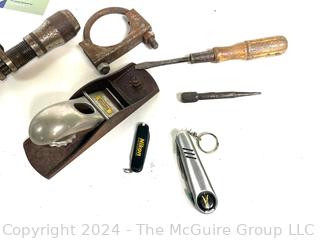 Hand Tools Including Hand Braces, Bits, Plane, Hole Saws, Jacknives ... (was 379)