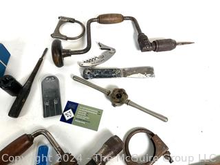 Hand Tools Including Hand Braces, Bits, Plane, Hole Saws, Jacknives ... (was 379)