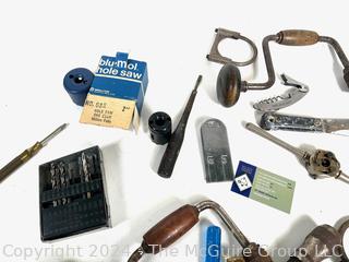 Hand Tools Including Hand Braces, Bits, Plane, Hole Saws, Jacknives ... (was 379)