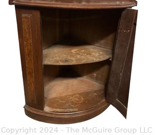 Carved Victorian Corner Four (4) Shelf Etagere and Cabinet 27 x 15 x 73"
