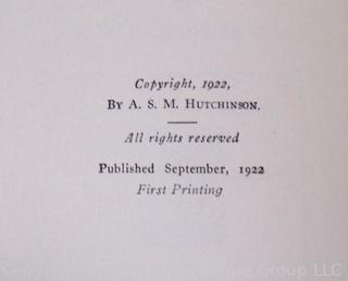 Group of Books Including Four Volume Genealogy Dictionary, 1st Printing This Freedom A.S.M. Hutchinson, The Four Horsemen of the Apocalypse by Ibanez and 1928 The New Testament in Eleven Volumes 