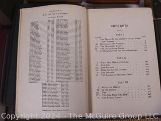 Group of Books Including Four Volume Genealogy Dictionary, 1st Printing This Freedom A.S.M. Hutchinson, The Four Horsemen of the Apocalypse by Ibanez and 1928 The New Testament in Eleven Volumes 