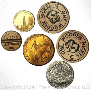 Group of Tokens, Souvenir Medals and Coins