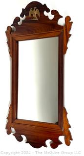 Chippendale Style Mahagony Scrolled Mirror