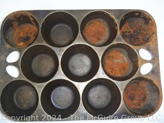 Cast Iron Corn Bread and Muffin Pans (unbranded)