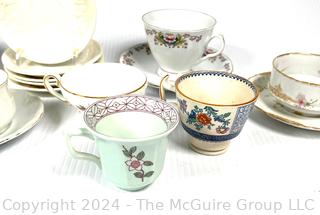 Porcelain Tea Cups and Saucers 