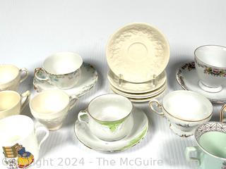 Porcelain Tea Cups and Saucers 