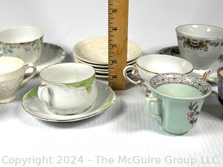 Porcelain Tea Cups and Saucers 