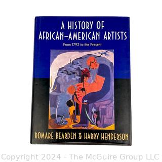 1993 Coffee Table Book Titled A History of African American Artists From 1792 to Present 