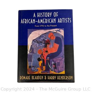 1993 Coffee Table Book Titled A History of African American Artists From 1792 to Present 