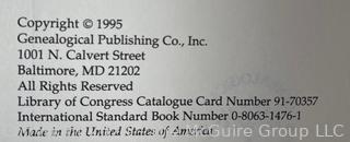 Collection of Periodical Genealogical Annual Indexes (1960's - 1990's) and Lebanon Maine Genealogy Books and New England Marriages Prior to 1700