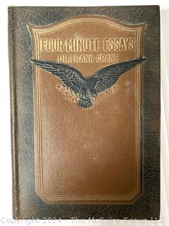 Vintage Book Series on Public Speaking and Thoughts: Impromptu Or How To Think On Your Feet (Grenwille Kleiser - 1912); and Four Minute Essays by Dr. Frank Crane copyright 1919 Volumes 1-10 First Edition