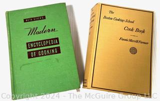 Two (2) Cookbooks Including 1957 Meta Given's Modern Encyclopedia Of Cooking, Vol 1 & The Boston Cooking School Cookbook 1925 Fannie Merritt Farmer