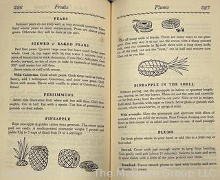 The Boston Cooking School Cookbook 1925 Fannie Merritt Farmer and Revised The New Fanny Farmer Cook Book