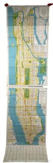 1960's Hagstrom's Map New York City House Number Guide Postal Zones 