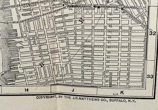 Foster & Reynolds (circa 1930's) Folding Street Map of Manhattan and the Bronx, NYC. 14 x 22"