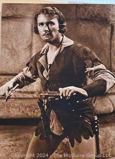 Collection of Historical Books on Robin Hood and Errol Flynn Film Adaptions