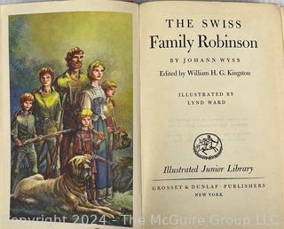 Thirteen (13) Books, Including The Adventures Of Tom Sawyer, "Falcon, Fly Back" By Blaisdell, Plants In Winter By Mizumura, Nursery Friends From France By Olive Beaupre Miller, Last Of The Great Scouts Buffalo Bill By Wetmore & Zane Grey, Wild Grizzlies Of Alaska By Holzworth 