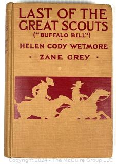 Thirteen (13) Books, Including The Adventures Of Tom Sawyer, "Falcon, Fly Back" By Blaisdell, Plants In Winter By Mizumura, Nursery Friends From France By Olive Beaupre Miller, Last Of The Great Scouts Buffalo Bill By Wetmore & Zane Grey, Wild Grizzlies Of Alaska By Holzworth 