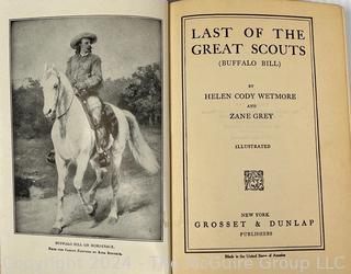 Thirteen (13) Books, Including The Adventures Of Tom Sawyer, "Falcon, Fly Back" By Blaisdell, Plants In Winter By Mizumura, Nursery Friends From France By Olive Beaupre Miller, Last Of The Great Scouts Buffalo Bill By Wetmore & Zane Grey, Wild Grizzlies Of Alaska By Holzworth 