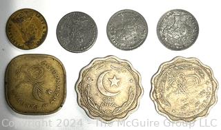 Seven (7) Pakistani Rupee Coins