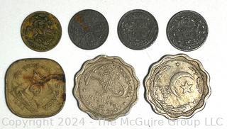 Seven (7) Pakistani Rupee Coins