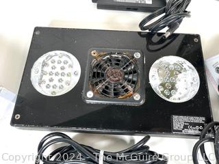 Two (2) Ecotech Marine LED Aquarium Lighting Systems. Working