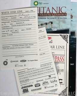 Group of Titanic Movie Books, Board Game and Publications