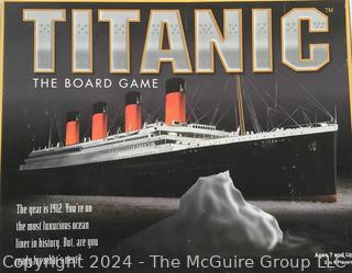 Group of Titanic Movie Books, Board Game and Publications