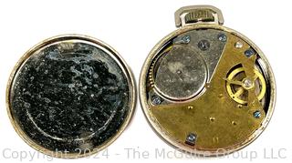 Westclox Ben Pocket Watch 50mm Manual Wind with Cracked Crystal, Untested