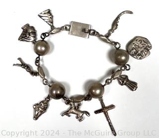 Sterling Silver Charm Bracelet from Guatemala. 

