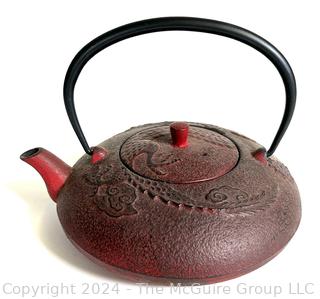 Joyce Chen Year of The Dragon Cast Iron Tetsubin Kettle Teapot