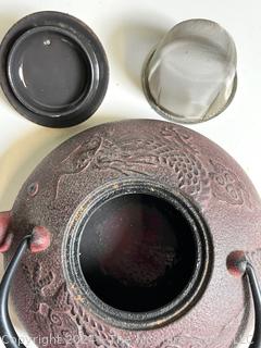 Joyce Chen Year of The Dragon Cast Iron Tetsubin Kettle Teapot