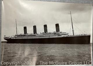 Poster of RMS Titanic Leaving Southampton