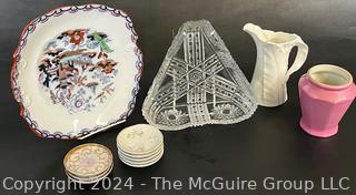 Cut Glass and Bone China including  Royal Worcester and Wedgwood